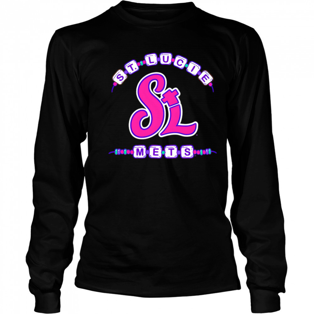 St. Lucie Girls Mets shirt Long Sleeved