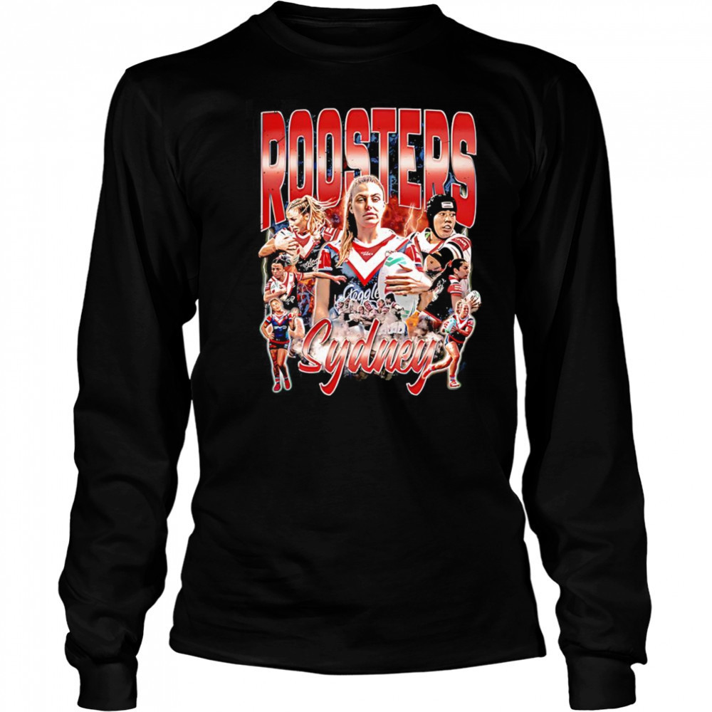 Sydney Roosters Womans graphic shirt Long Sleeved