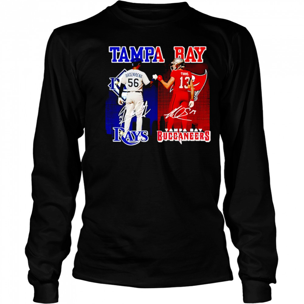 Tampa bay buccaneers and rays star power shirt Long Sleeved