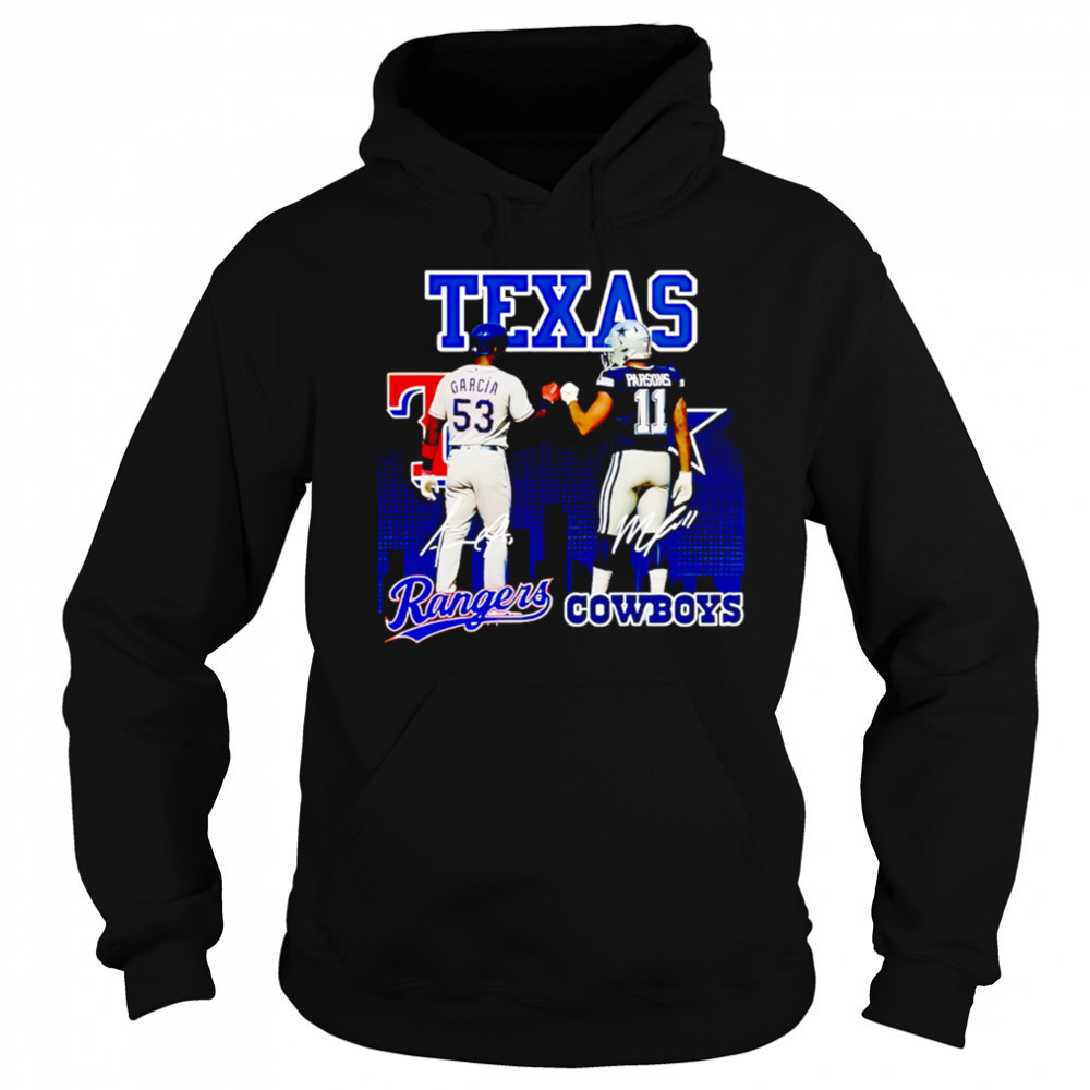 Texas rangers and Dallas Cowboys star power shirt Hoodie