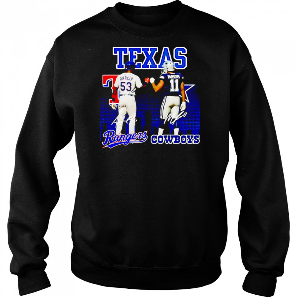 Texas rangers and Dallas Cowboys star power shirt Sweatshirt