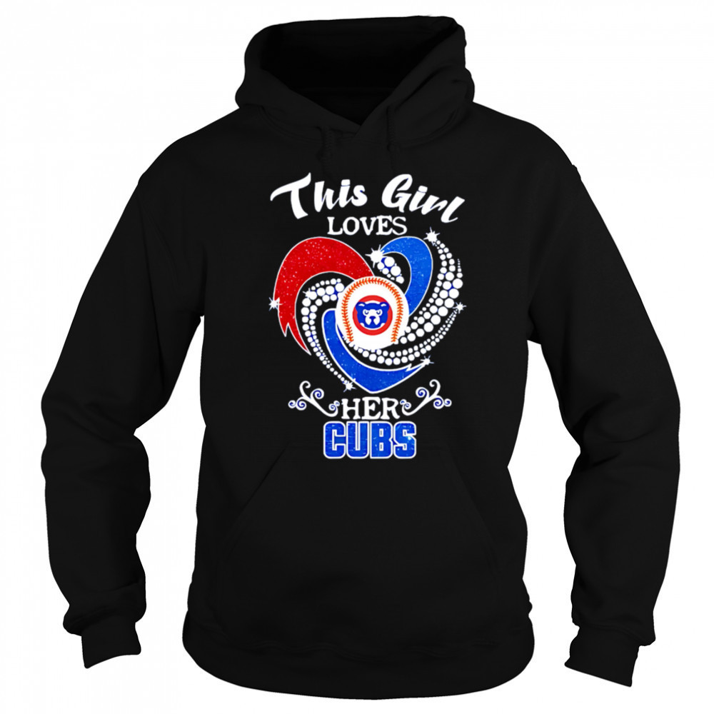 This girl loves her Cubs shirt Hoodie
