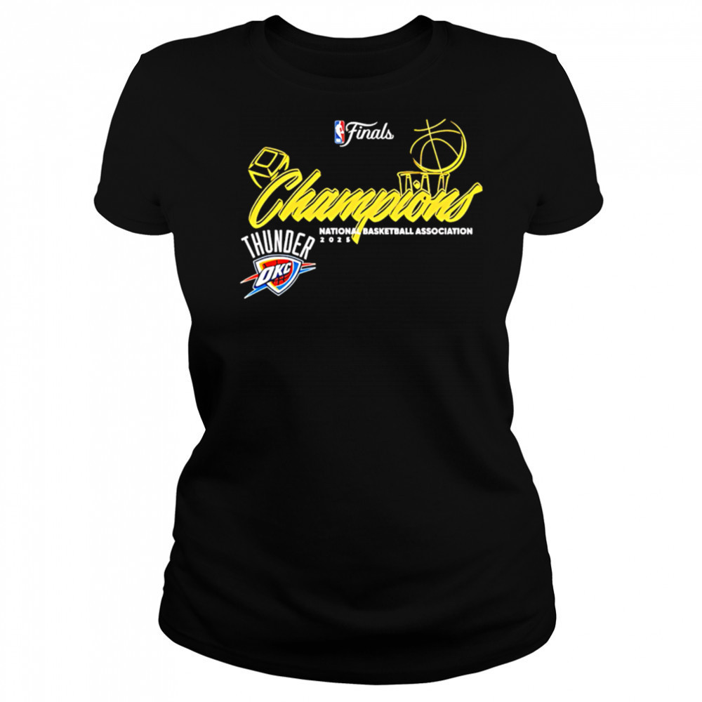 Thunder Final 2025 national basketball association champions design shirt Women's T-shirt