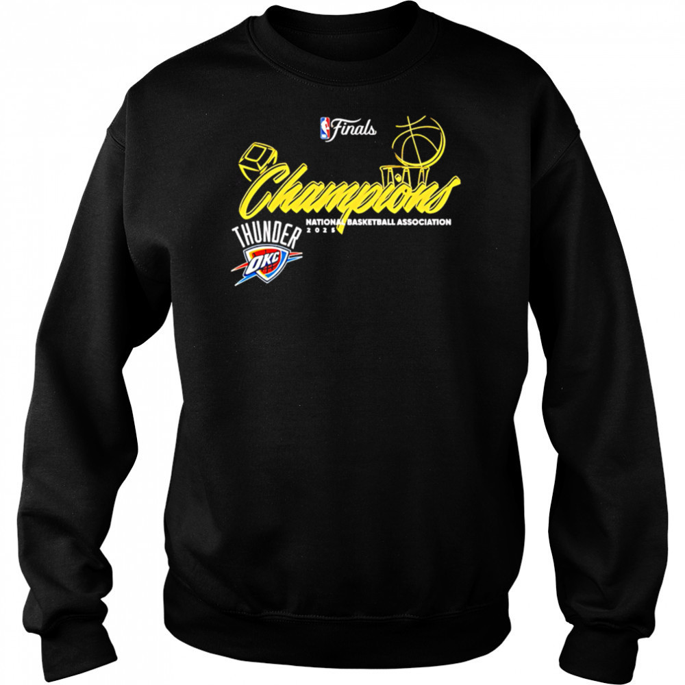 Thunder Final 2025 national basketball association champions design shirt Sweatshirt