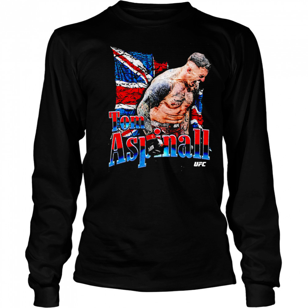 Tom Aspinall UFC Heavyweight Champion scream retro shirt Long Sleeved
