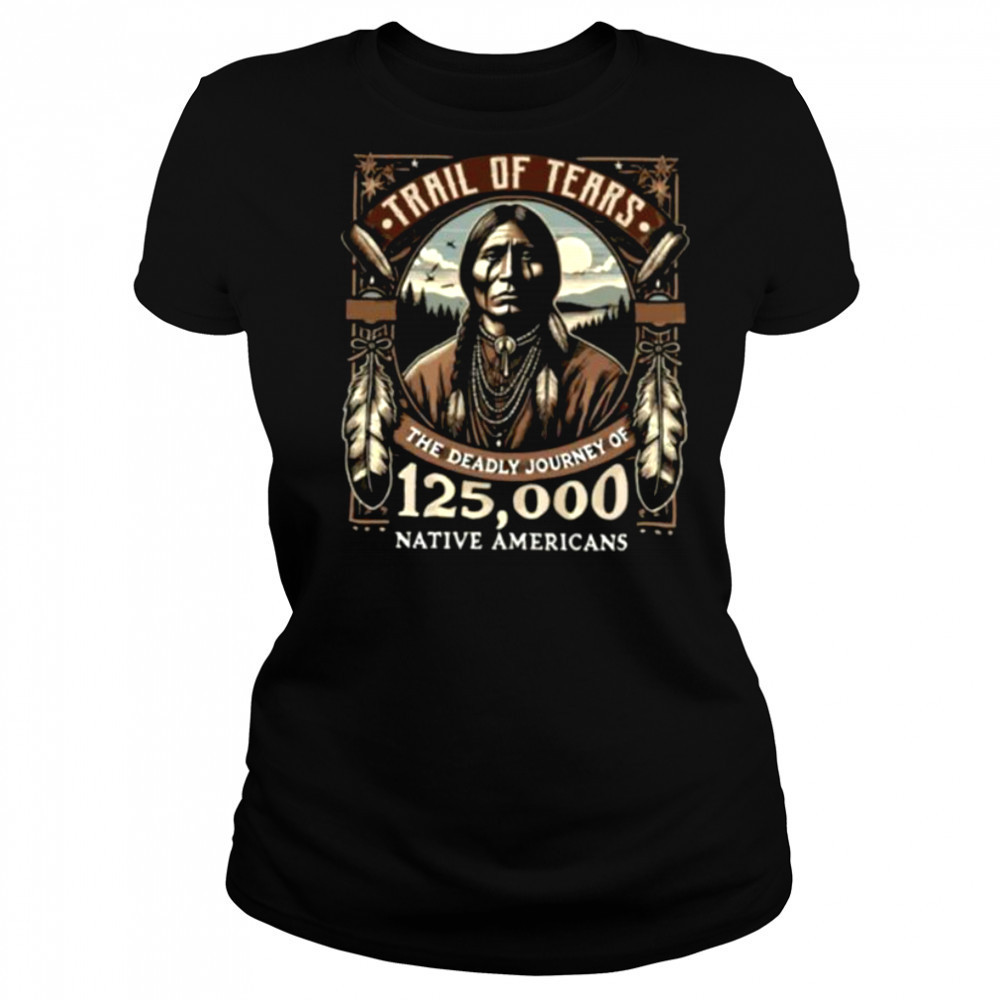 Trail Of Tears The Deadly Journey Of Native American Shirt Women's T-shirt