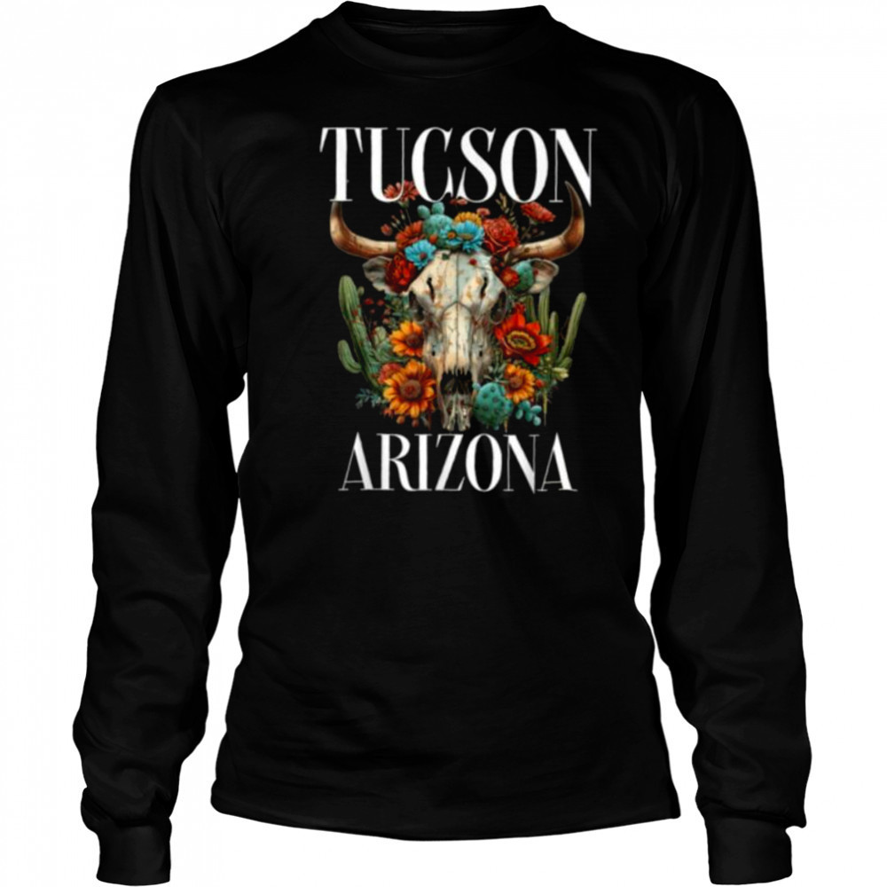 Tucson Arizona USA Outdoor Vintage Tucson T Shirt Long Sleeved