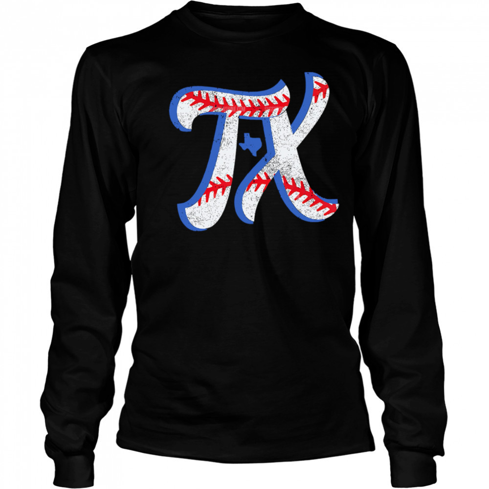 TX Logo Vintage Texas Baseball shirt Long Sleeved