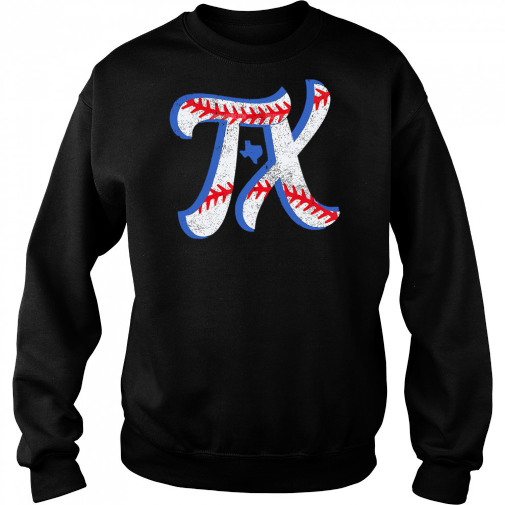 TX Logo Vintage Texas Baseball shirt Sweatshirt
