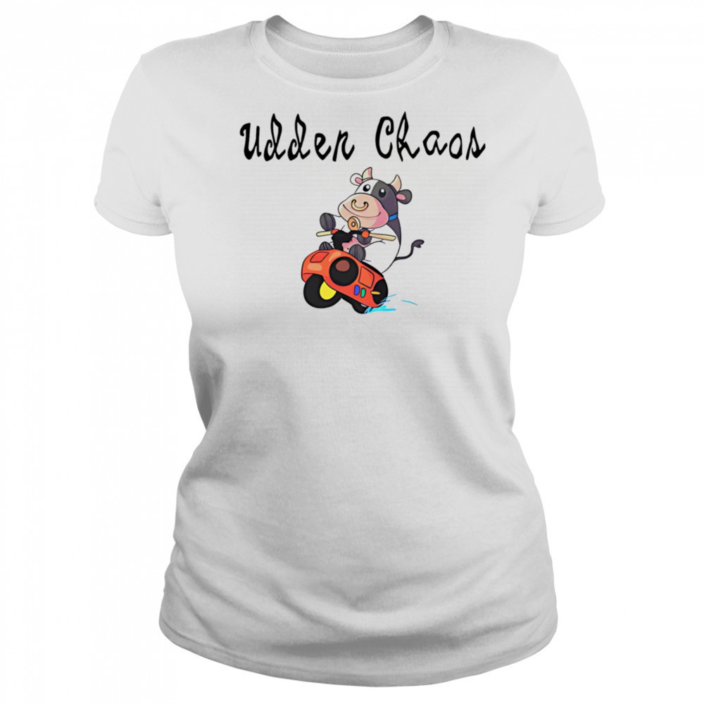Udder Chaos Moo Moo Meadow Cow shirt Women's T-shirt