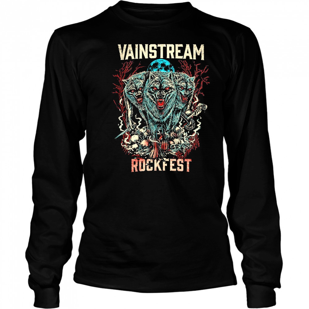 Vainstream Rockfest Wolf 2025 T-Shirt Long Sleeved