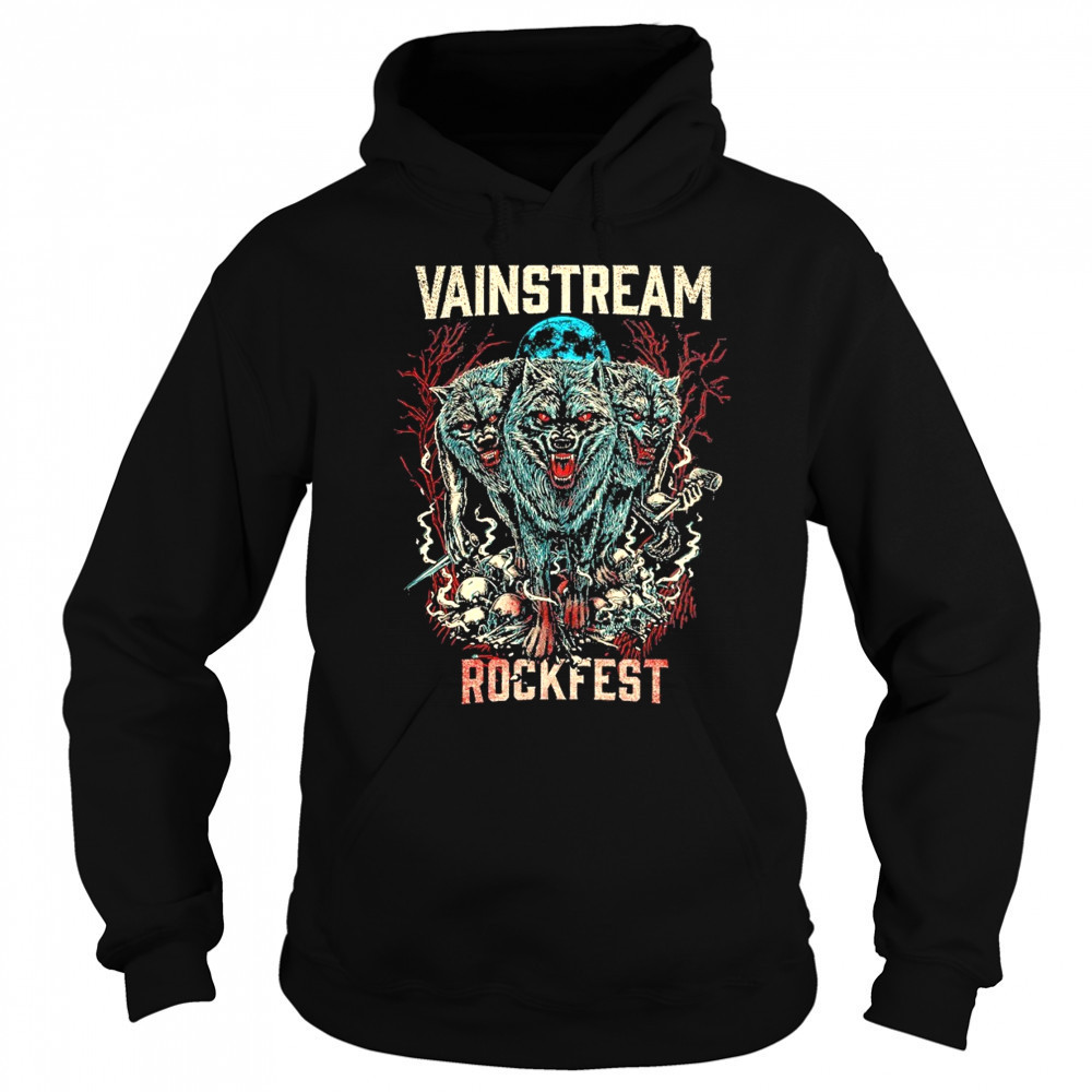 Vainstream Rockfest Wolf 2025 T-Shirt Hoodie