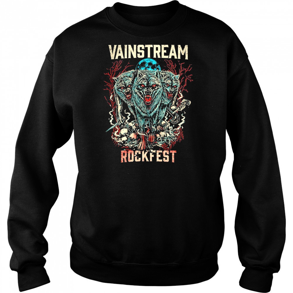 Vainstream Rockfest Wolf 2025 T-Shirt Sweatshirt