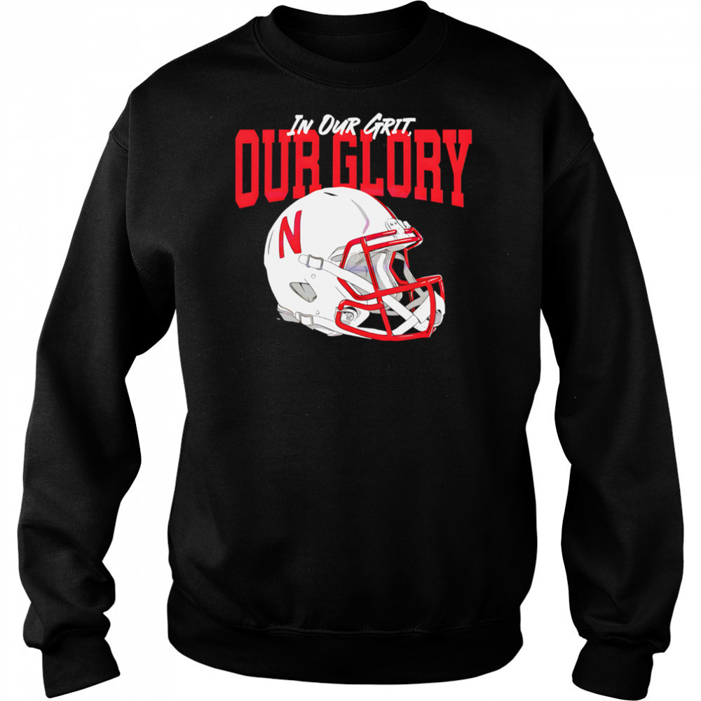 Vintage Nebraska Cornhuskers Football Helmet Grit And Glory shirt Sweatshirt