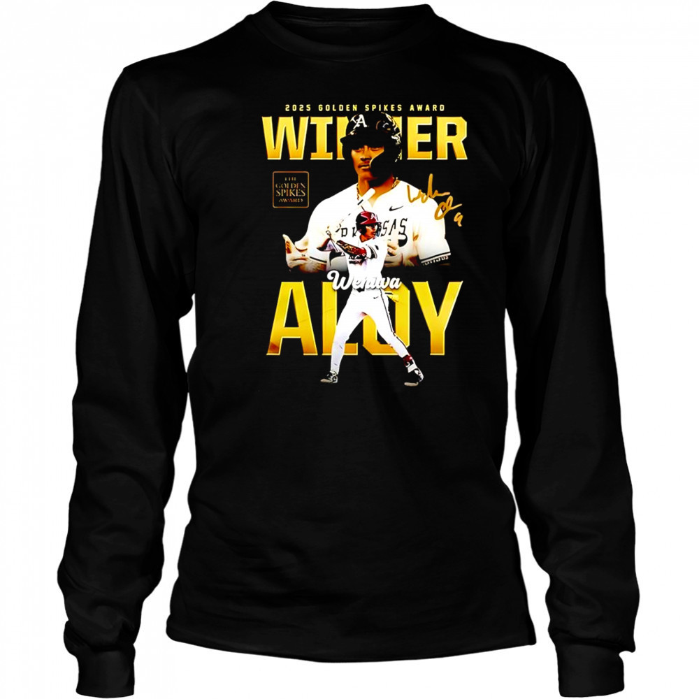 Wehiwa Kapahulehua Aloy 2025 Golden Spikes Award Winner shirt Long Sleeved