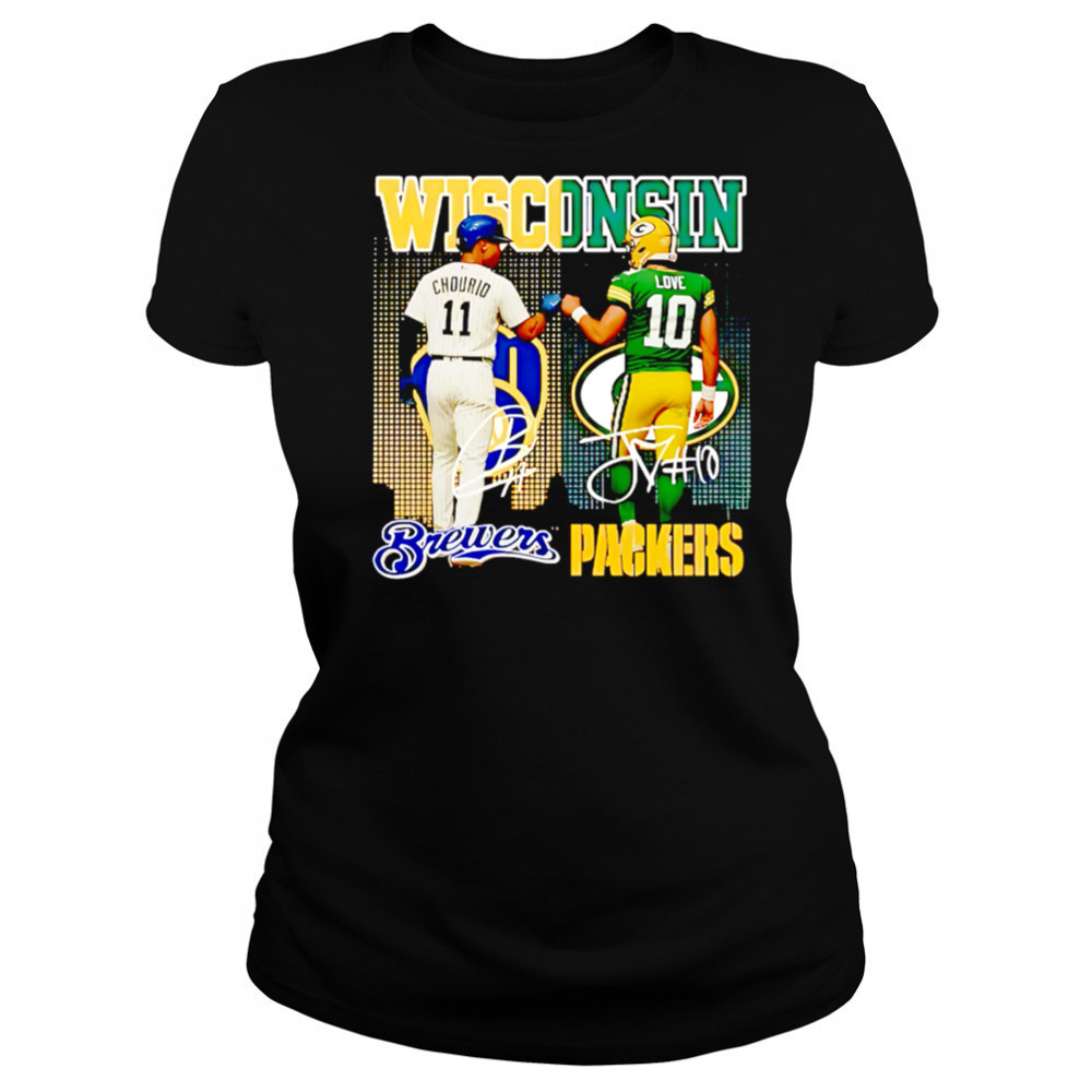 Wisconsin brewers and Packers star power shirt Women's T-shirt