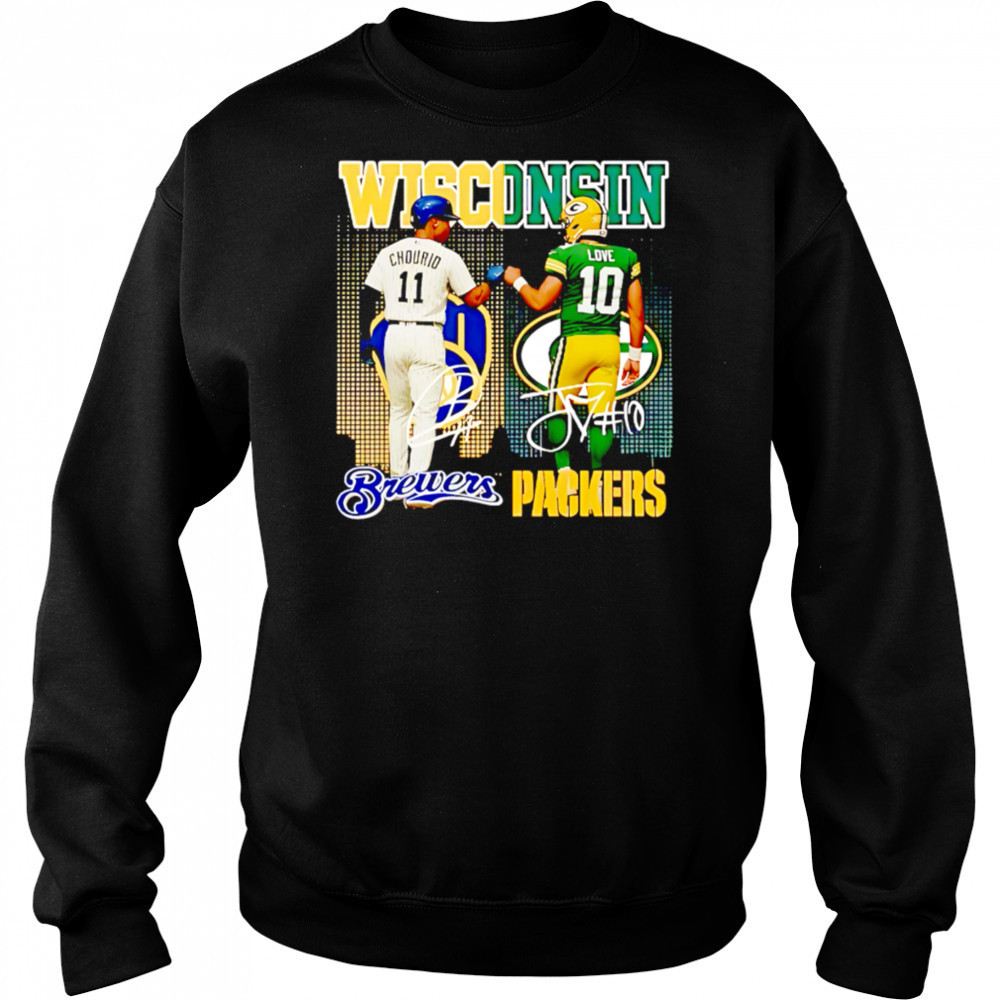 Wisconsin brewers and Packers star power shirt Sweatshirt
