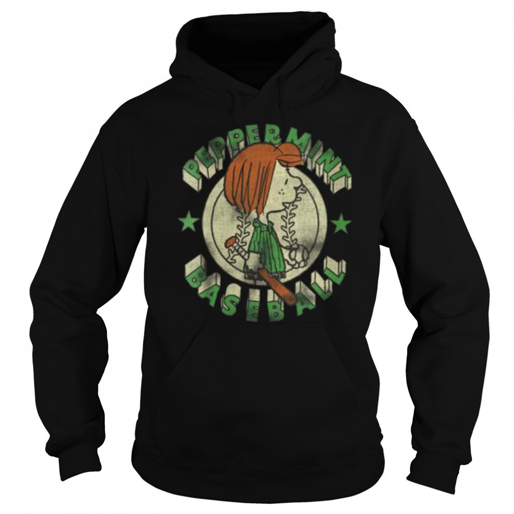 Womens Peppermint Patty Baseball T Shirt Hoodie