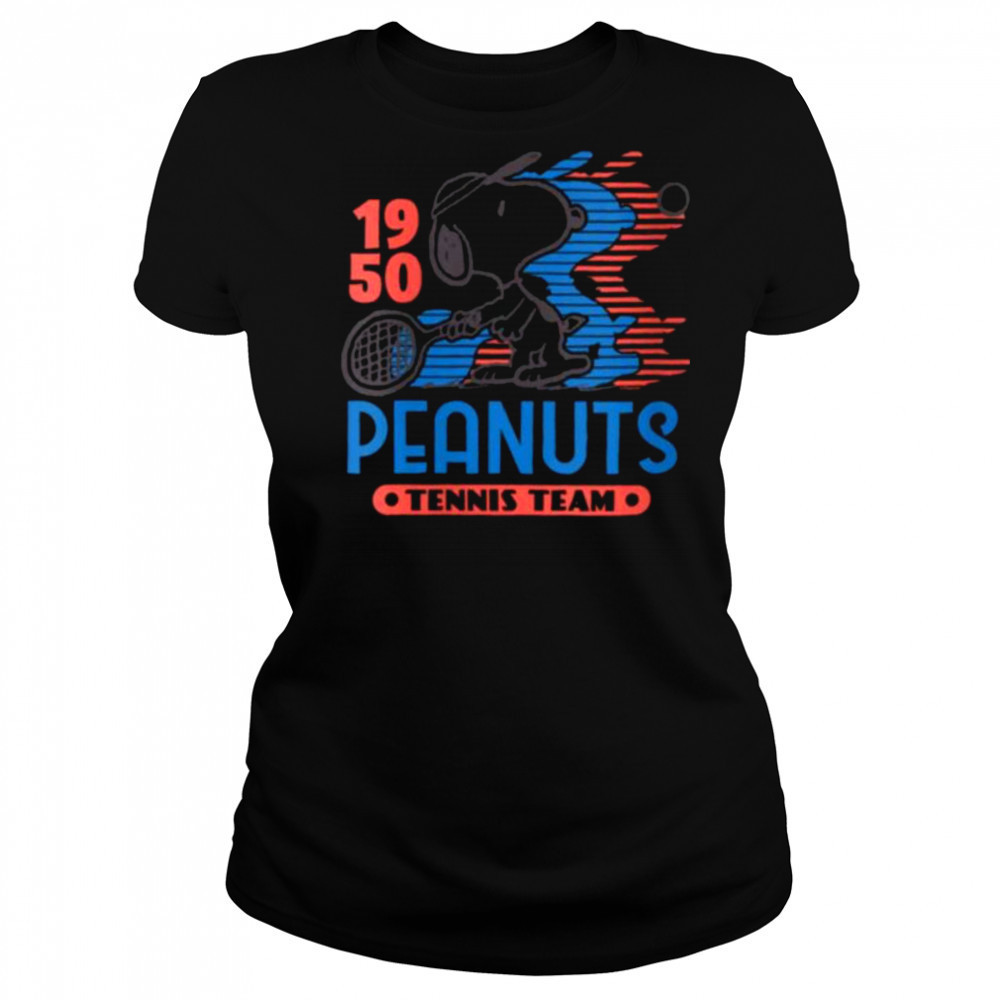 Womens Snoopy Tennis Team Shirt Women's T-shirt