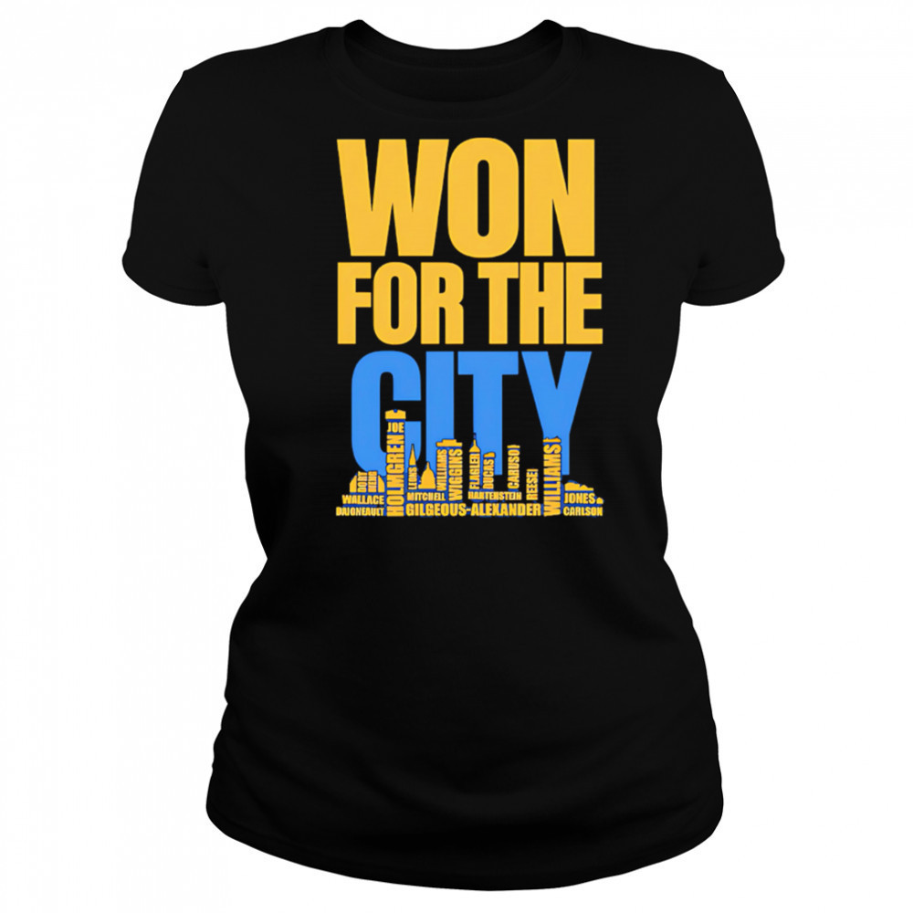 Won For The City Oklahoma City Thunder Fans shirt Women's T-shirt