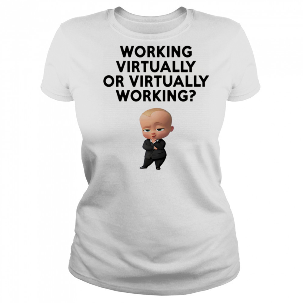 Working virtually or virtually working shirt Women's T-shirt