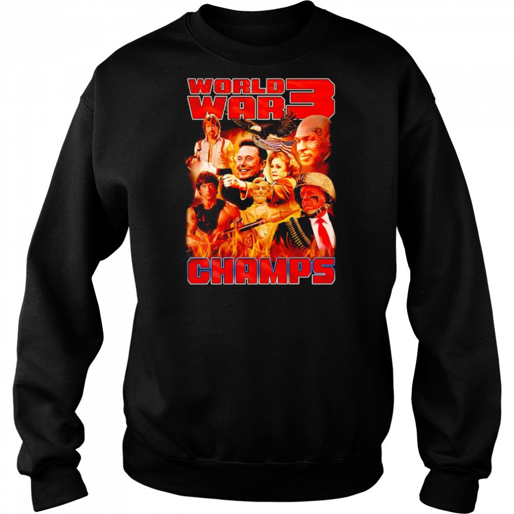 World War 3 Champs graphic shirt Sweatshirt